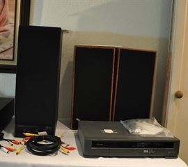 Additional basement sound equipment...