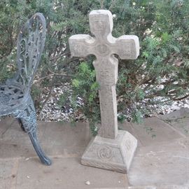 This cross covers its bases.  It features Celtic and Mayan designs, interesting.