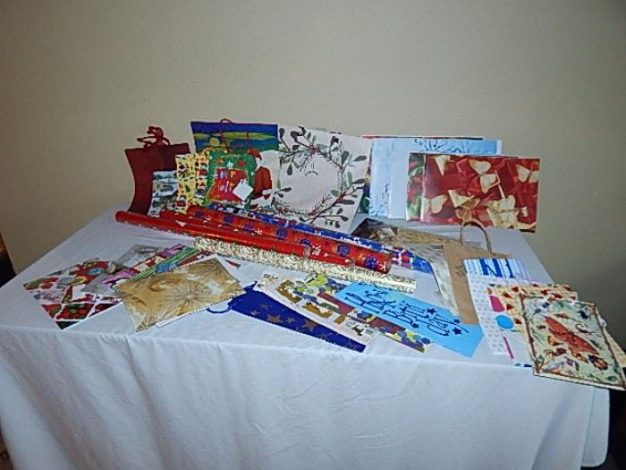 Christmas Wrap, Bags, Boxes