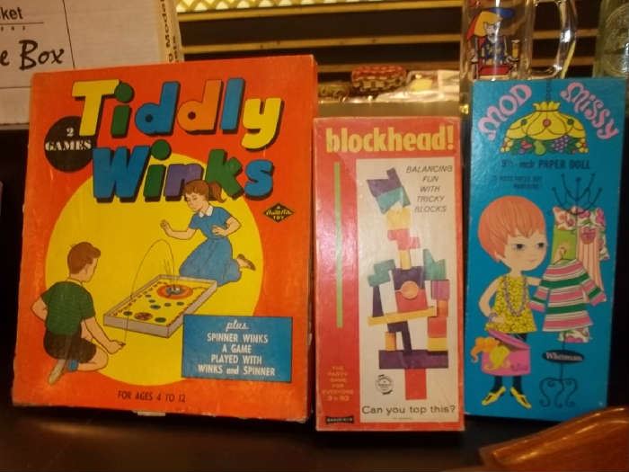 vintage games and toys