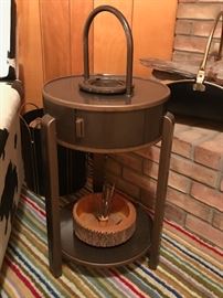 Great 1940's all metal smoking stand 