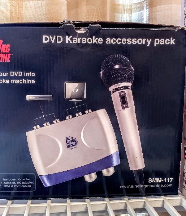 DVD Karaoke accessory pack