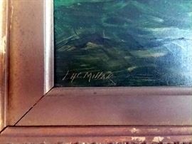J. H.C. MILLAR - signed Marine painting 