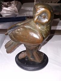Margery Torrey - Signed Numbered Bronze Owl Figure
