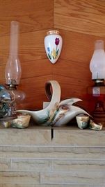 Oil Lamps, Wall Pocket, Beautiful Basket and Candle Stick holders...
