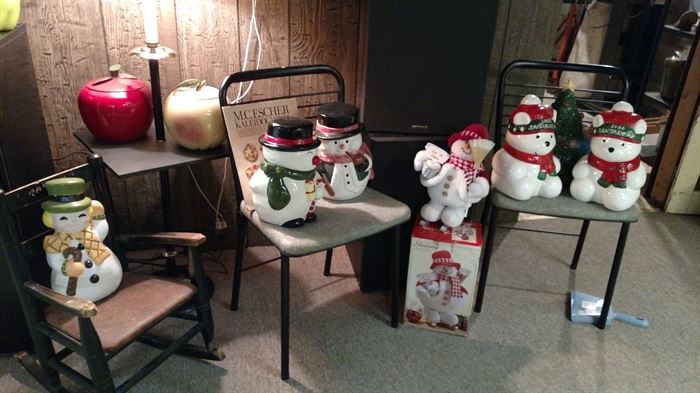 Holiday Items and COOKIE JARS!!
