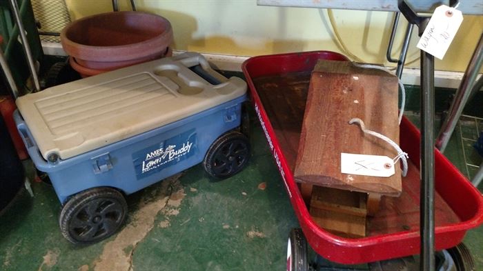 Wagon, Garden Storage Stool