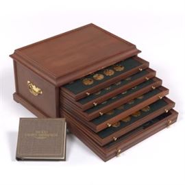 Franlin Mint  THE 100 GREATEST MASTERPIECES in Wood Box
