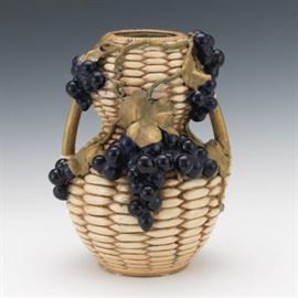 Paul Dachsel TurnTeplitz Pottery Vase