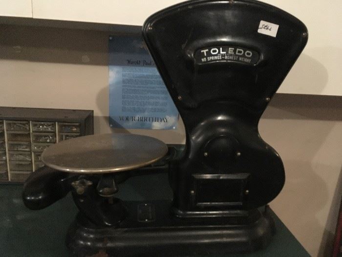 vintage Toledo scale