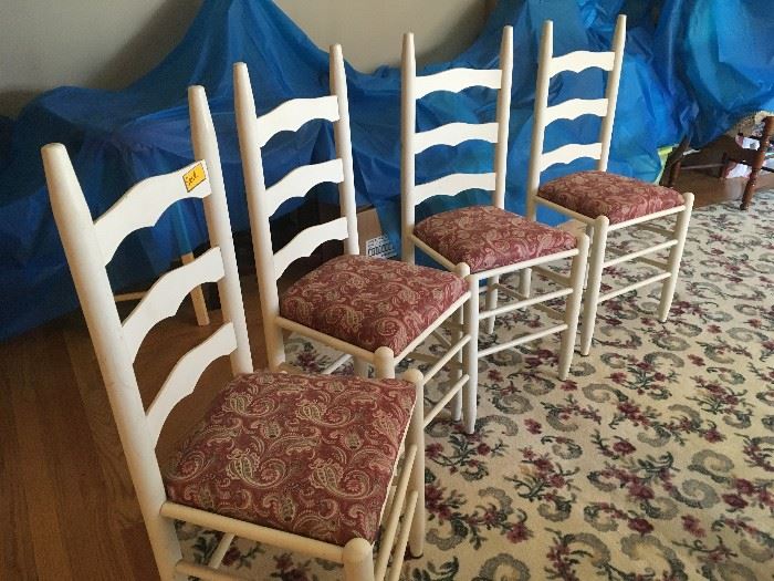 set of 4 farmhouse chairs