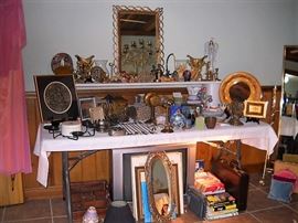 BRASSWARE AND POTTERY