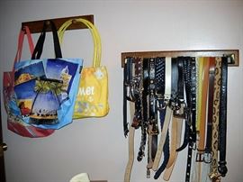 LADIES TOTES AND BELTS