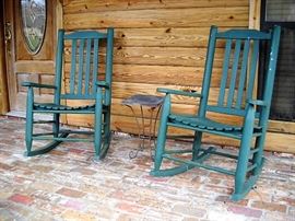 WOOD PORCH ROCKERS
