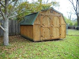 10 BY 12 WOOD OUT SIDE STORAGE BULDING