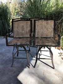 4 TALL SWIVEL BAR STOOLS