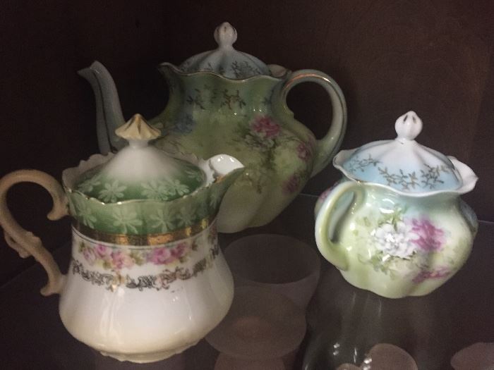 Beautiful antique teapot set