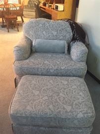 Living room chair & ottoman...have matching sofa & loveseat