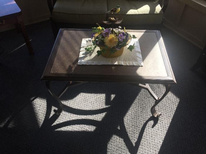 Sun porch coffee table