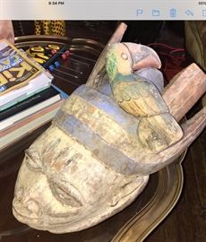Original primitive sculpture purchased in Africa $490