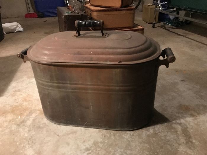 Copper covered pot $50.00