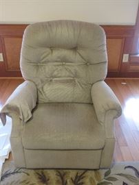 TWO MATCHING LAZY BOY RECLINERS IN GREAT SHAPE....nice, small size
