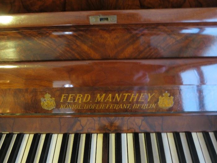 BEAUTIFUL antique upright piano