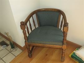 VERY comfortable barrel chair