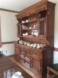 China cabinet with buffet shelf: gorgeous!
