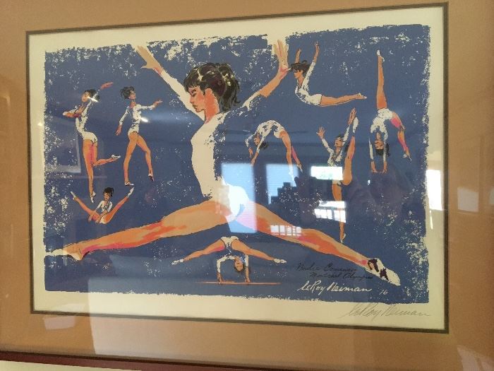 Well known SIGNED seriograph by LeRoy Neiman