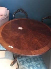 #14	Antique pedistal Table w/4 chairs	 $275.00 
