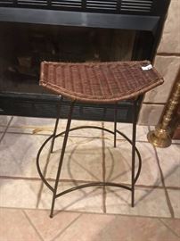 #32	metal  bar stool  w/24" Tall	 $30.00 

