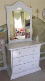 small chest and mirror