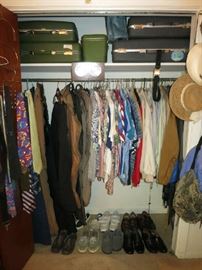 Vintage Luggage, Shirts, Shoes, Suspenders 