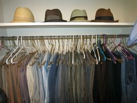 Lots Of Slacks And Stetson Fedora's 
