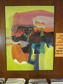 Original by Carole Myers.  Ms. Myers was an active artist form 1949 until 2015.  She was known for mixed media abstracts. She studied in San Miguel de Allende, won hundreds of awards nationally and taught painting workshops around the world. 