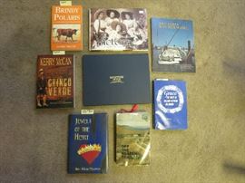 Books By And Signed By Kerry McCan, Victoria A Journey Through Time,  Reflections Of Old Victoria, And Celia Was Her Name, Jewels Of The Heart, Signed And Off The Beaten Trail