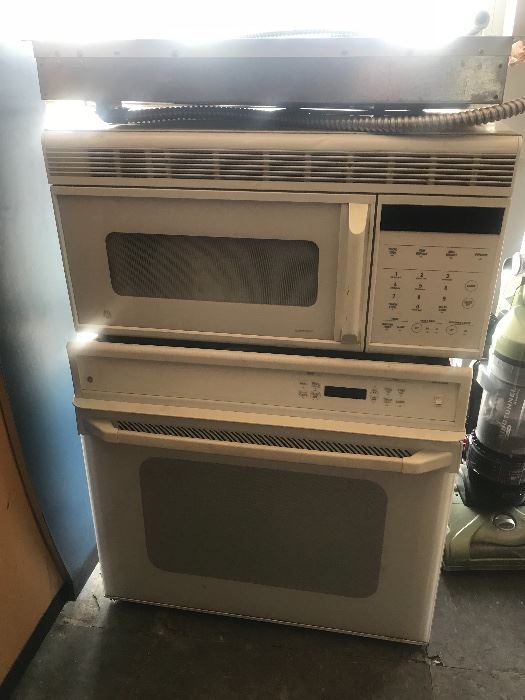 Built-in cook top  stove, oven, and microwave combo