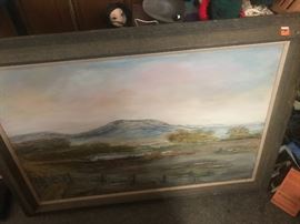 Irish artist  oil painting