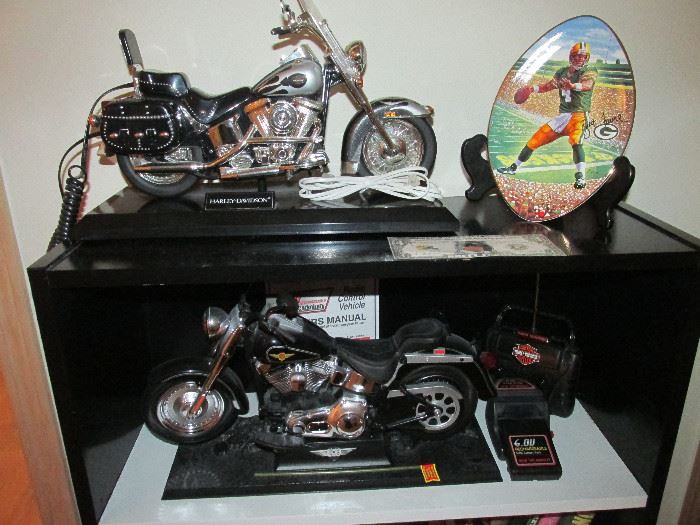 RC Harley and telephone