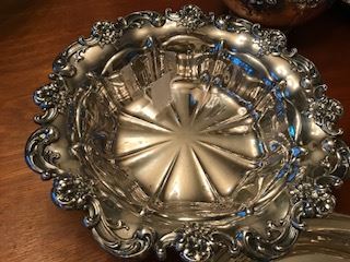 Antique sterling ornate bowl