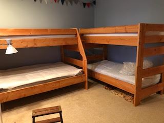 Pair of new sturdy bunk beds