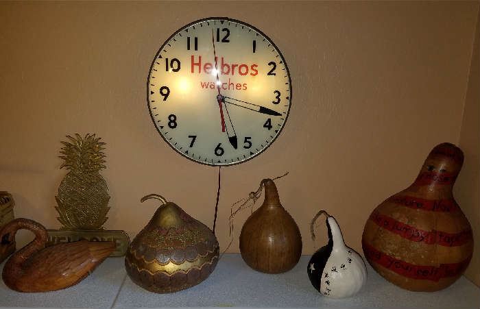 Vintage Helbros Watches Clock