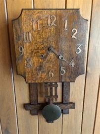 Antique Mission Wall Clock
