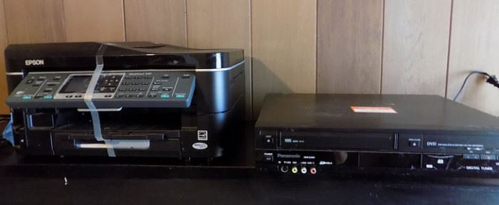 EBC008 Epson Printer and Panasonic  VHS/DVD player
