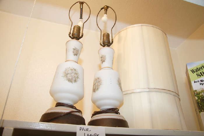 Two Lamps in Closet