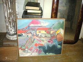 Unknown artist on canvas.