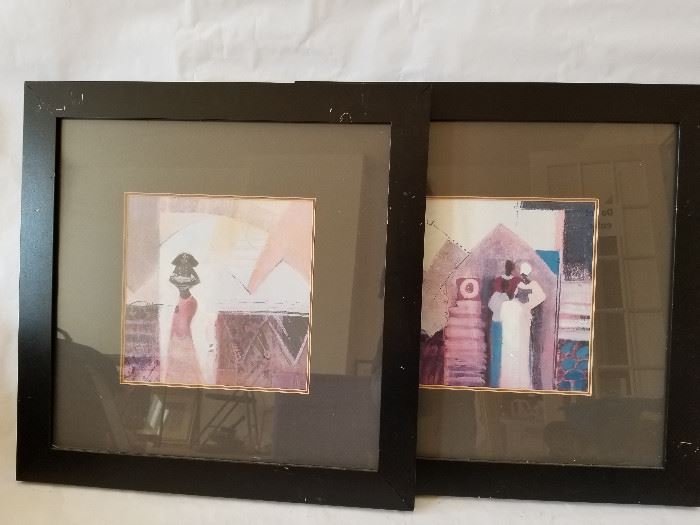 Trio of Framed Abstract Art Prints  http://www.ctonlineauctions.com/detail.asp?id=661854