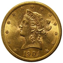 1901 10 Gold AU