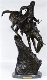 After Frederic Remington The Mountain Man Metal Statue